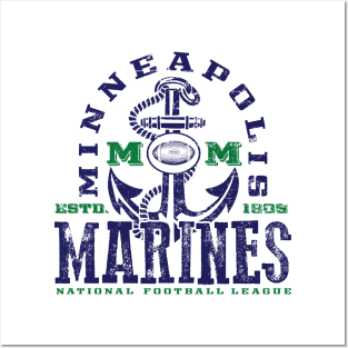 Minneapolis Marines Football Posters and Art